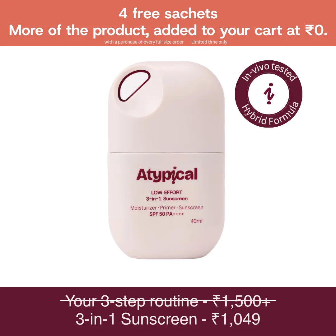 Low Effort 3-in-1 Sunscreen